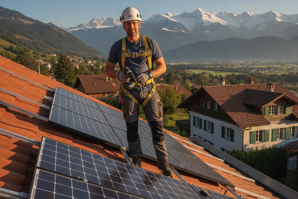Panneaux solaires à Morges, Vaud